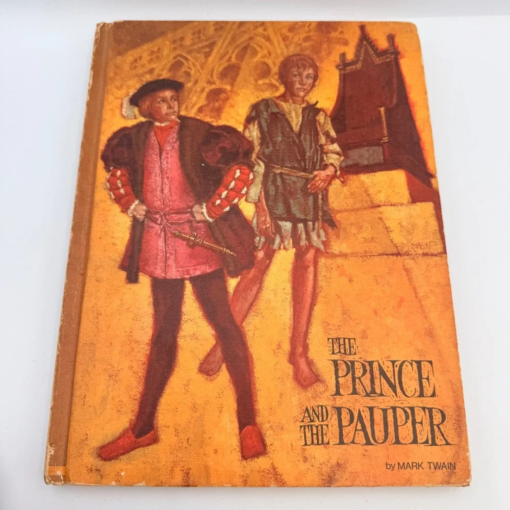 The Prince and the Pauper Mark Twain 1969 Educator Classic Library Hardcover